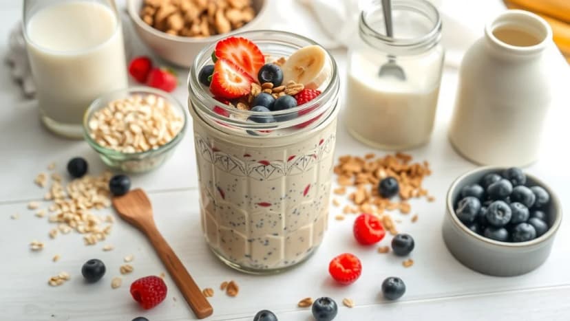 Overnight oats utan chiafrön som smakar gott
